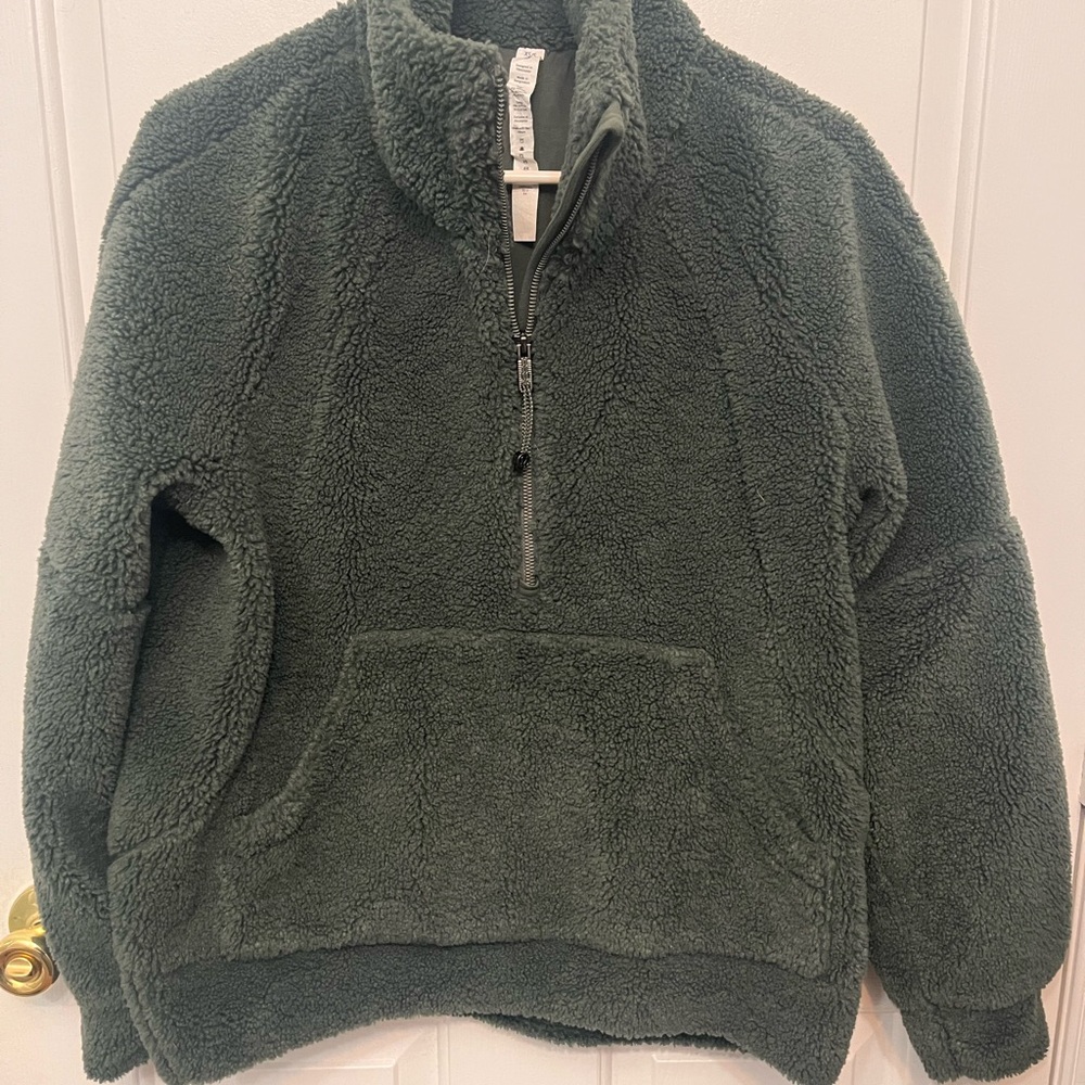 Lululemon Athletica Forest Green Sherpa Jacket